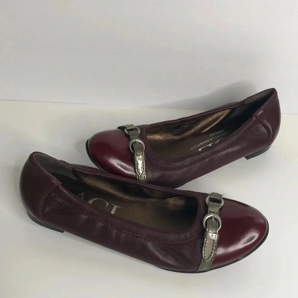 AGL Attilio Giusti Leombruni | Agl Cap Toe Ballet Flats - Picture 1 of 8